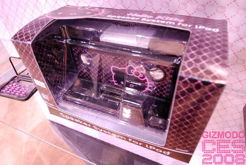 Illustration for article titled Hello Kitty Gallery and CES 2008 Booth Tour